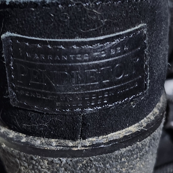 Pendleton Women's Islegate Lace-Up Wedge Waterproof Sz 7 Black Gray Lace-Up Boot - Picture 4 of 7